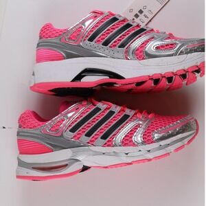 Adidas Adistar Control 5 Running Shoes Pink Silver Black 5.5 NWT